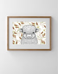 Sam the Sheep with Leaves - Full Face