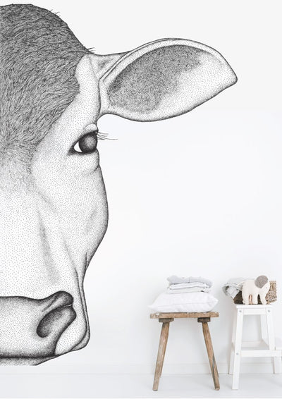 Carly the Cow Removable Wall Decal
