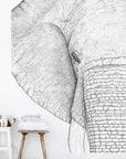 Ethan the Elephant Removable Wall Decal