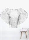 Ethan the Elephant Full Face Removable Wall Decal