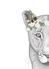 Linda the Lioness with Luxe Feather Crown SALE
