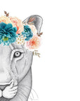 Linda the Lioness with Flower Crown