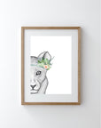 Livinia the Lion Cub with Foliage Crown