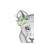 Livinia the Lion Cub with Foliage Crown