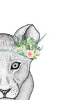 Livinia the Lion Cub with Foliage Crown