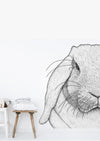 Rebekah the Rabbit Removable Wall Decal
