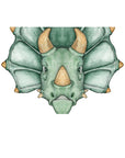 Tank the Triceratops- Full Face