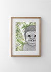 Guy the Gorilla with Fern Leaves