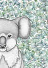 Kenneth the Koala with Eucalyptus Leaves- SALE