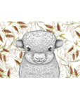 Sam the Sheep with Leaves - Full Face