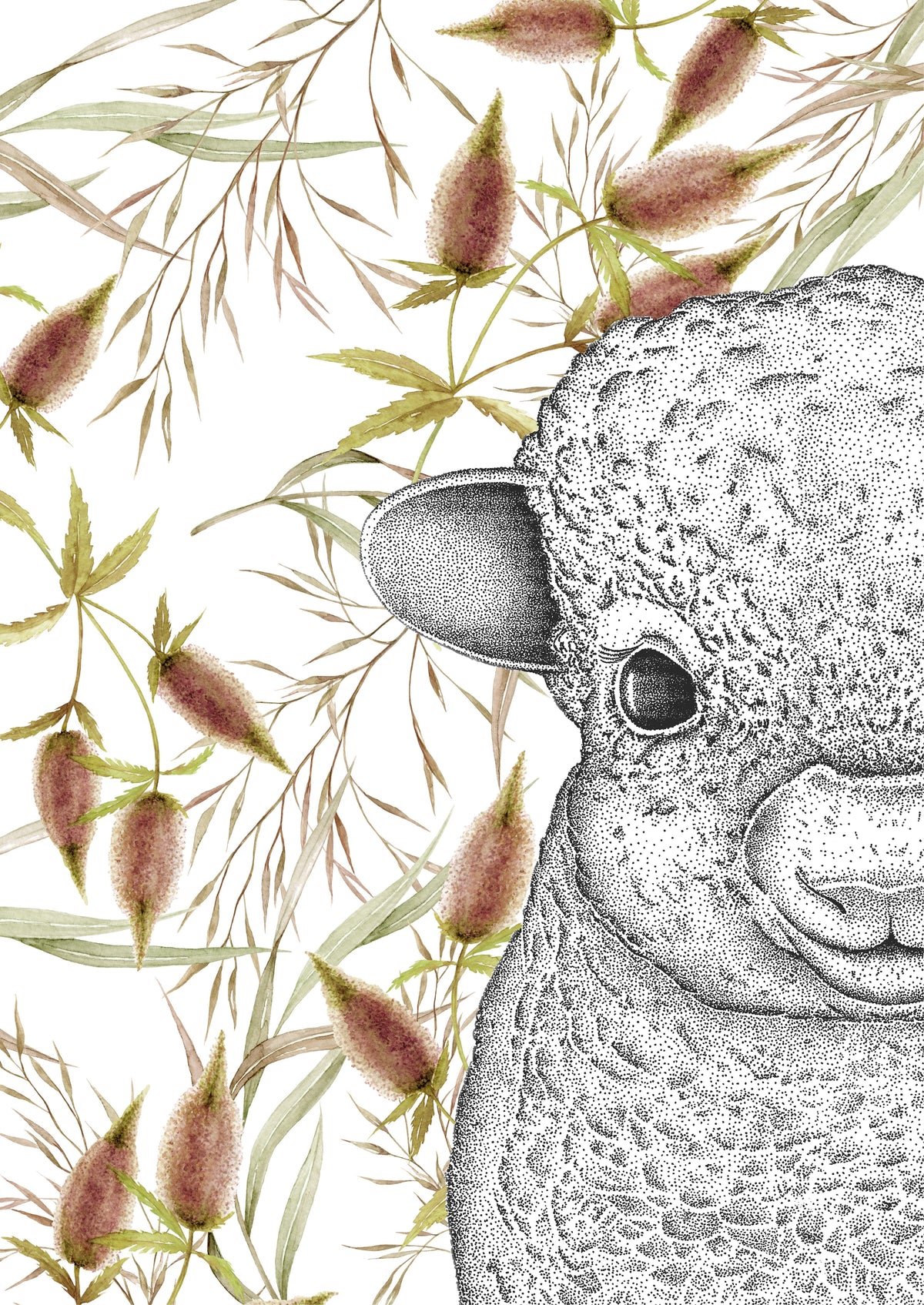 Sam the Sheep with Leaves