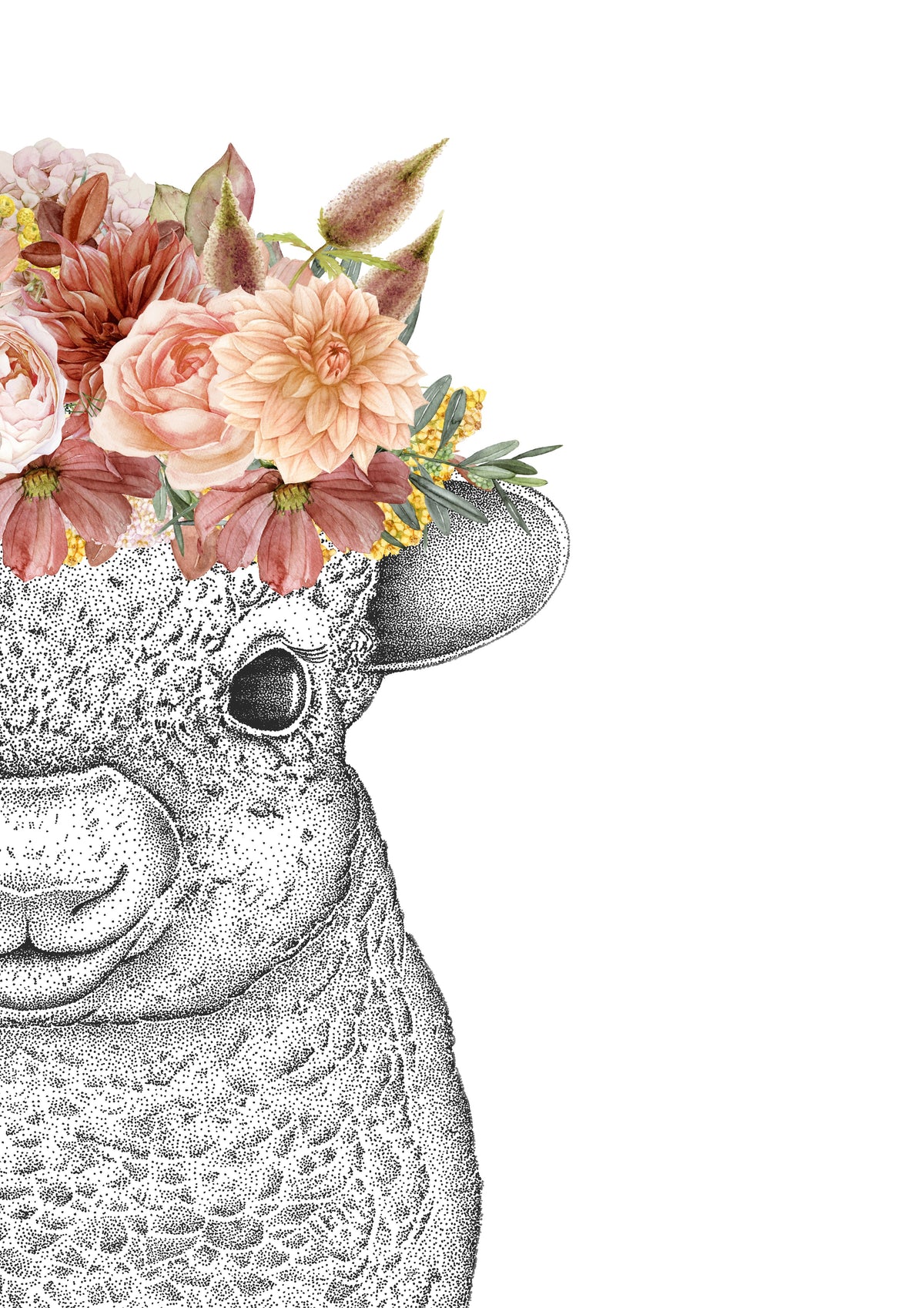 Sofia the Sheep with Flower Crown