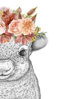 Sofia the Sheep with Flower Crown