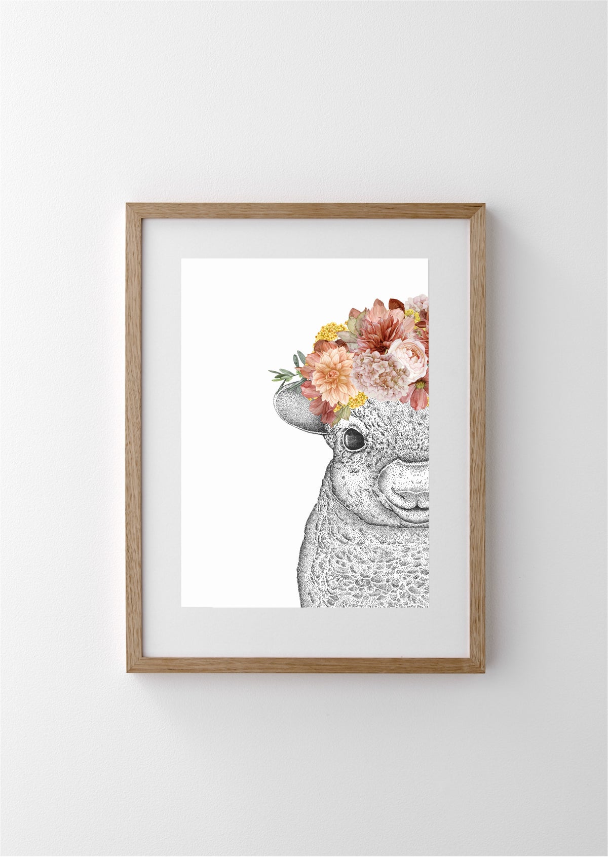 Sofia the Sheep with Flower Crown