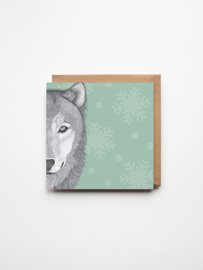 Willow the Wolf Greeting Card