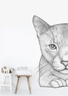 Catherine the Cat Removable Wall Decal