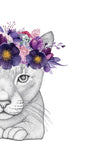 Catherine the Cat with Flower Crown