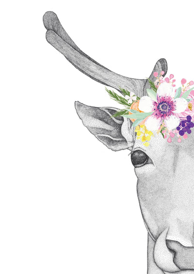 Daphne the Deer with Flower Crown