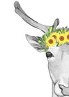 Daphne the Deer with Sunflower Crown