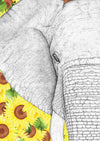 Ethan the Elephant with Sunflower Background