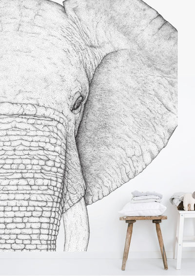 Ethan the Elephant Removable Wall Decal