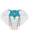Ethan the Elephant with Jewel Crown- Full Face- SALE