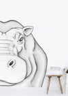 Harper the Hippo Removable Wall Decal