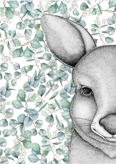 Jeremy the Joey with Eucalyptus Leaves