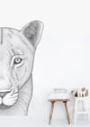 Linda the Lioness Removable Wall Decal