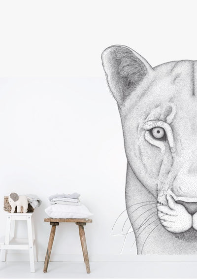 Linda the Lioness Removable Wall Decal