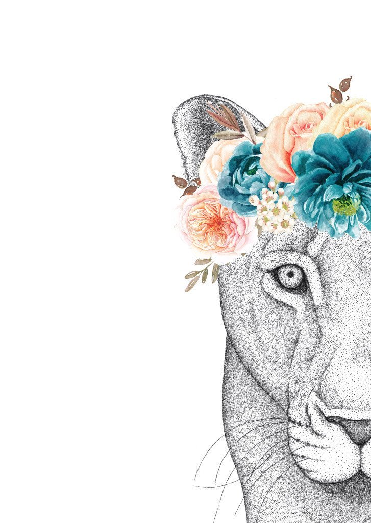Linda the Lioness with Flower Crown