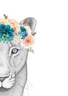 Linda the Lioness with Flower Crown