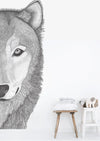 Willow the Wolf Removable Wall Decal