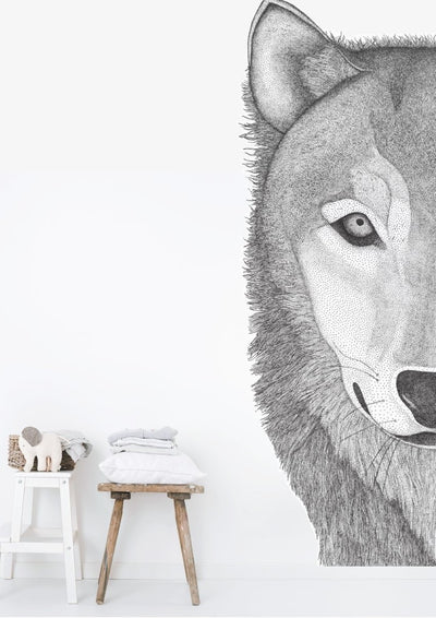 Willow the Wolf Removable Wall Decal