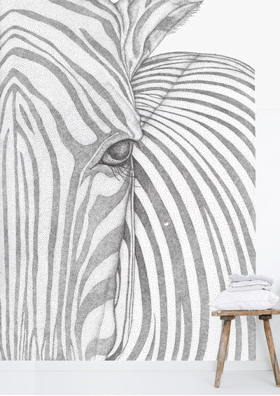 Zane the Zebra Removable Wall Decal